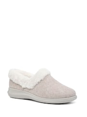 Hotter Cream Hotter Snug Blue Slip-On Slippers - Image 2 of 3