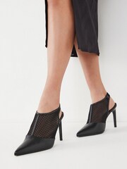 Black Forever Comfort® Point Mesh Shoe Boots - Image 1 of 10