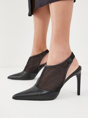 Black Forever Comfort® Point Mesh Shoe Boots - Image 2 of 10