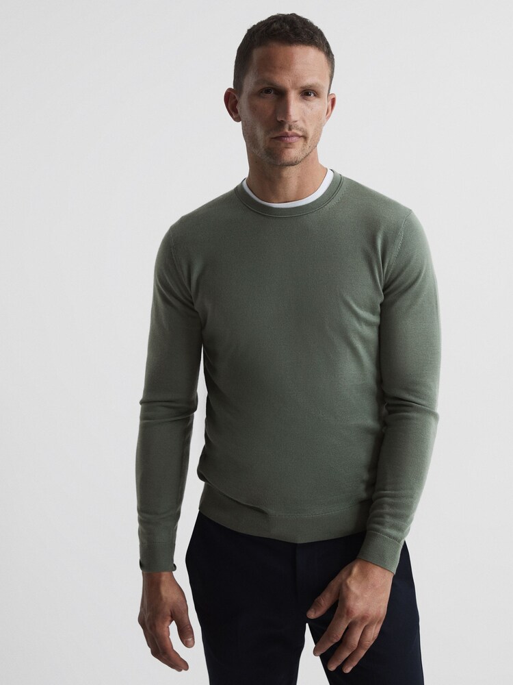 Reiss Rosemary Wessex Merino Wool Jumper - Image 1 of 5 Reiss Rosemary Wessex Merino Wool Jumper - Image 1 of 5