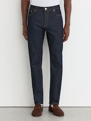 Reiss Raw Indigo Picton Cotton-Blend Slim-Fit Jeans - Image 3 of 6
