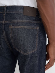 Reiss Raw Indigo Picton Cotton-Blend Slim-Fit Jeans - Image 4 of 6