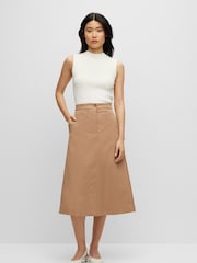 BOSS White Sleeveless Mock-Jumper - Image 3 of 5