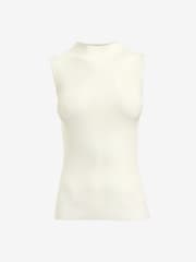 BOSS White Sleeveless Mock-Jumper - Image 5 of 5