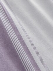 Fusion Purple Betley Brushed 100% Cotton Duvet Cover and Pillowcase Set - Image 3 of 4