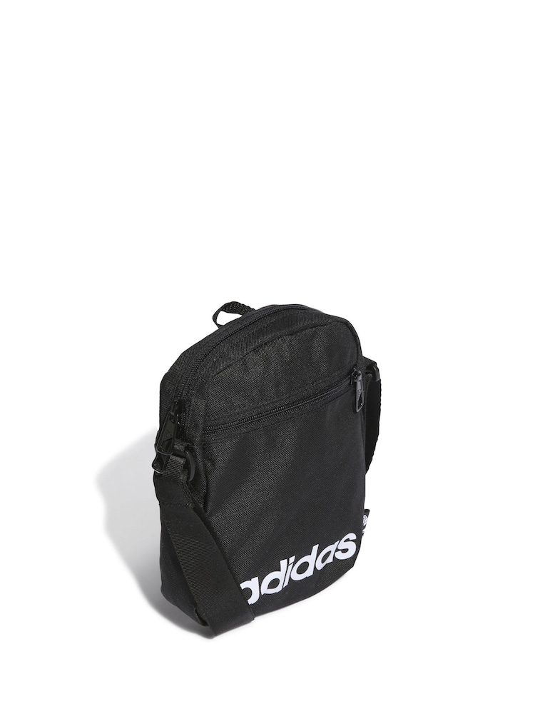 adidas Black Linear Organiser Bag - Image 4 of 7