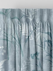 Graham & Brown Sky Blue Restore Made to Measure 100% Cotton Curtains - Image 2 of 8