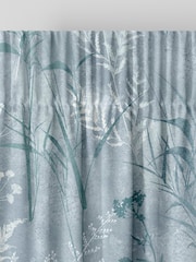 Graham & Brown Sky Blue Restore Made to Measure 100% Cotton Curtains - Image 5 of 8