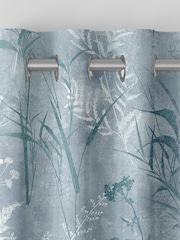 Graham & Brown Sky Blue Restore Made to Measure 100% Cotton Curtains - Image 6 of 8