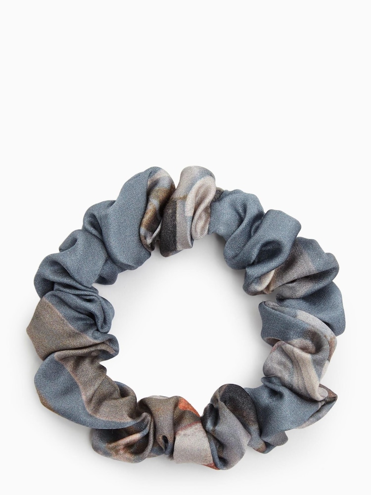 AllSaints Blue Mini Kuroyuri Scrunchie - Image 1 of 3