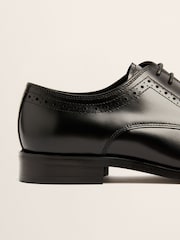 MOSS Black Brogue John Lucan Shoes - Image 4 of 4