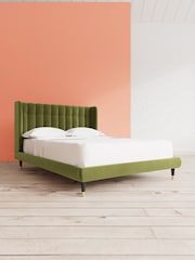 Swoon Easy Velvet Fern Green Kipling Bed - Image 1 of 1