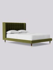 Swoon Easy Velvet Fern Green Kipling Bed - Image 3 of 7