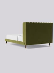 Swoon Easy Velvet Fern Green Kipling Bed - Image 5 of 7