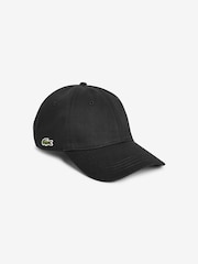 Lacoste Black Cotton Gabardine Cap - Image 1 of 2