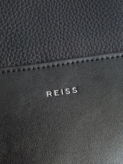 Reiss Black Carter Leather Holdall - Image 6 of 7