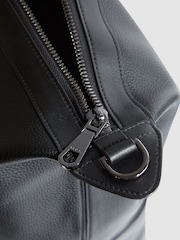 Reiss Black Carter Leather Holdall - Image 7 of 7