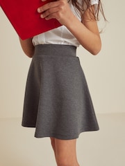 Grau - Pull-on-Rock für die Schule mit Jersey-Stretch (3–17 J.) - Bild 2 von 7