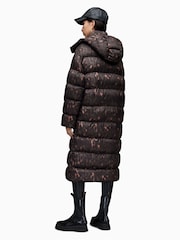 AllSaints Green Allana Leo Puffer Coat - Image 2 of 5