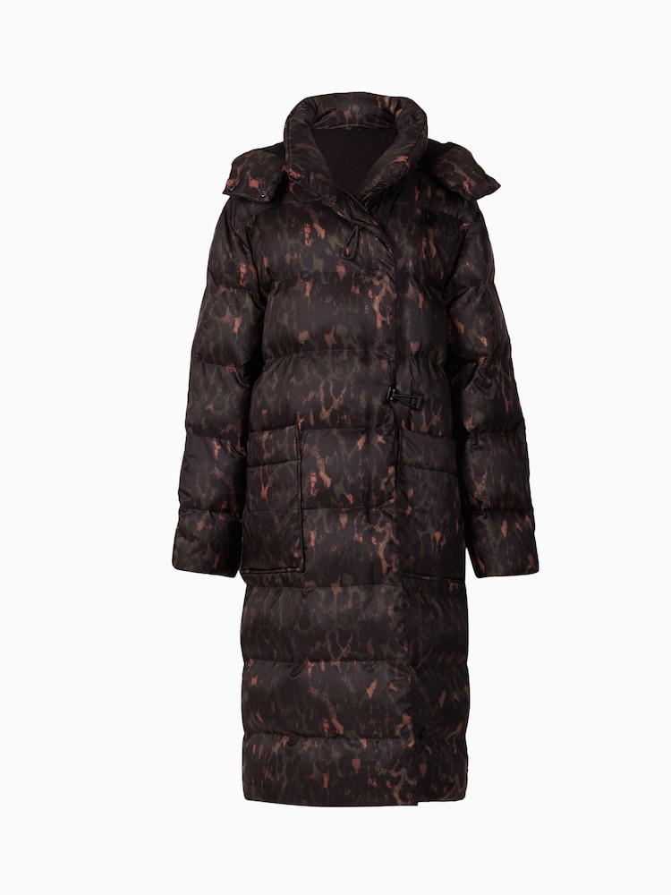 AllSaints Green Allana Leo Puffer Coat - Image 5 of 5