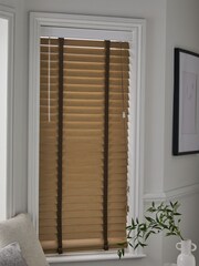 Brown 50mm Slat Venetian Blinds - Image 2 of 5