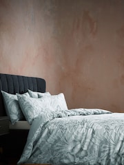 EW by Edinburgh Weavers Cirrus Tivoli Tropical Havana Luxury 100% Cotton Cord Piped Duvet Cover and Pillowcase Set - Image 1 of 4