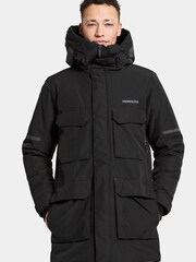 Didriksons Drew Black USX Parka - Image 1 of 4