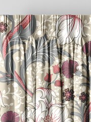 Claret Red Didsbury Made To Measure 100% Cotton Curtains - Image 5 of 9