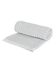 JoJo Maman Bébé Grey Woven Cotton Cellular Blanket - Image 2 of 3