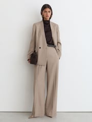 Reiss Juniper Wool-Blend Wide-Leg Suit Trousers - Bild 1 von 7