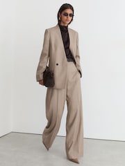 Reiss Juniper Wool-Blend Wide-Leg Suit Trousers - Bild 4 von 7