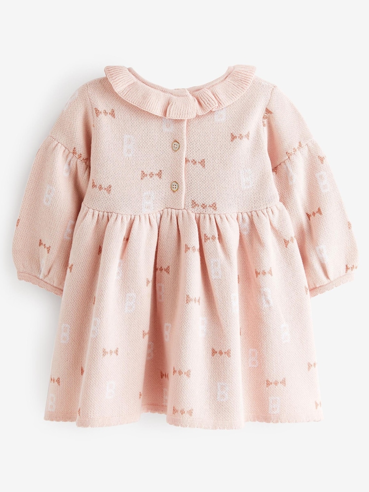 Baker by Ted Baker Pink Knitted Dress - Image 2 of 4
