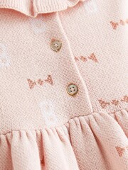 Baker by Ted Baker Pink Knitted Dress - Image 4 of 4