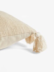 Natural 43 x 43cm Sahara Tassel Cushion - Image 2 of 5
