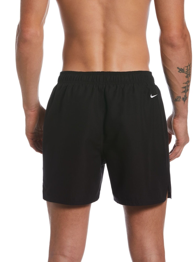 Nike Black Split Logo 5 Inch Volley Swim Shorts - Image 2 of 4