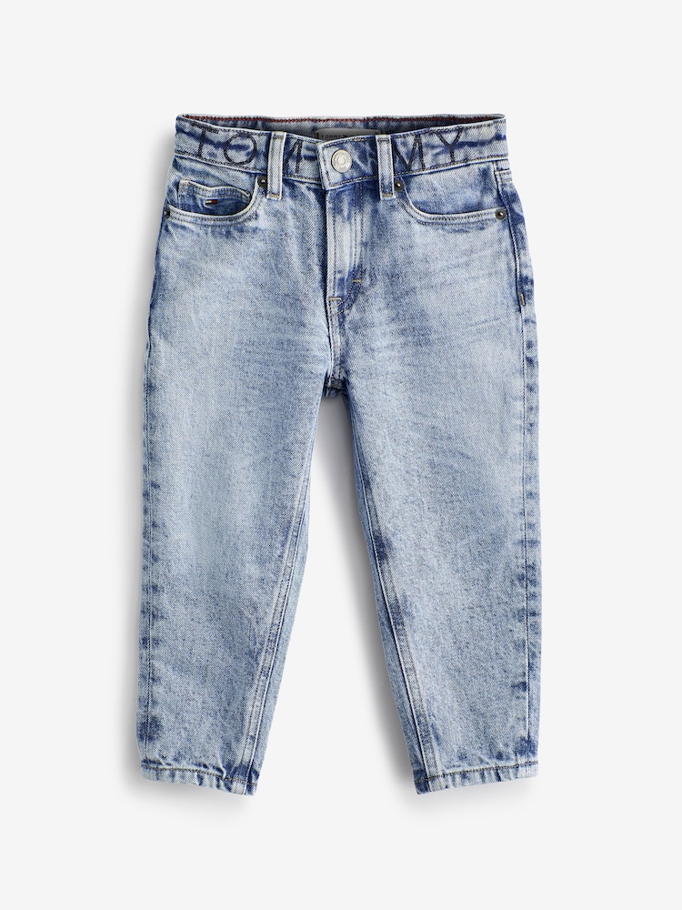 Tommy Hilfiger Girls Cotton Tapered Jeans - Image 1 of 3
