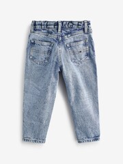 Tommy Hilfiger Girls Cotton Tapered Jeans - Image 2 of 3