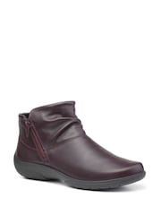 Hotter Red Regular Fit Murmur Zip-Fastening Boots - Image 2 of 4