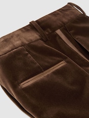 Reiss Mocha Brown Wren Suit Trousers - Image 8 of 9