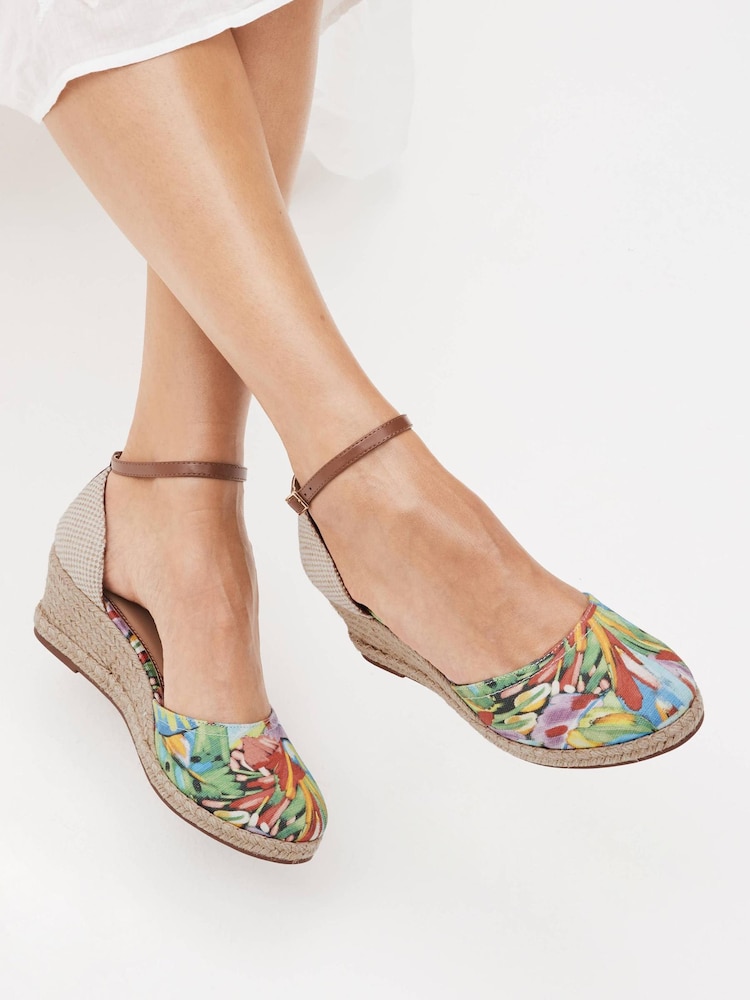 Multi Extra Wide Fit Forever Comfort® Closed Toe Wedges - Image 2 of 6