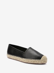 Black Forever Comfort® Flat Espadrille Shoes - Image 4 of 6