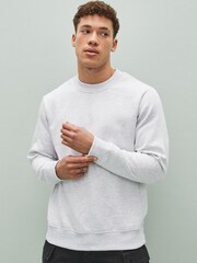 Light Grey Crew Sweatshirt - Image 1 of 5