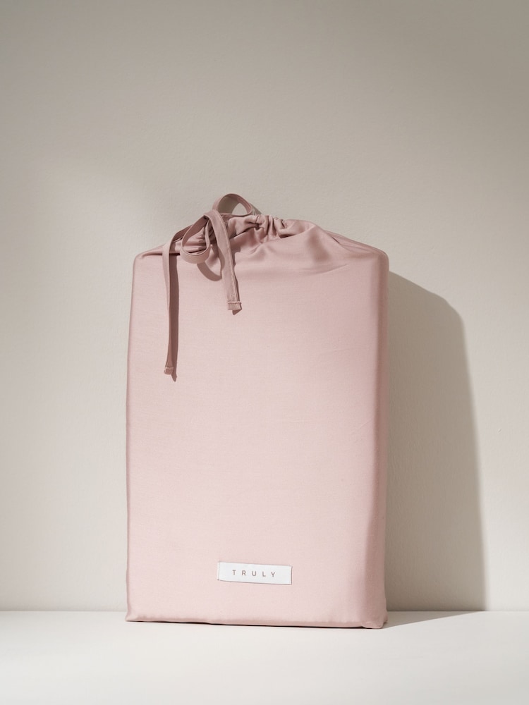 Truly Blush Pink Bamboo Duvet Set - Image 2 of 4