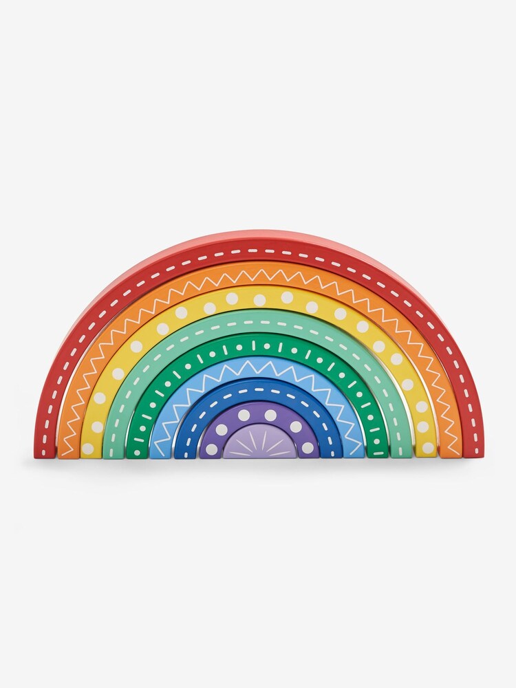 JoJo Maman Bébé Large Rainbow Stacker - Image 1 of 7