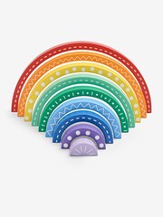 JoJo Maman Bébé Large Rainbow Stacker - Image 4 of 7