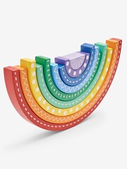 JoJo Maman Bébé Large Rainbow Stacker - Image 5 of 7