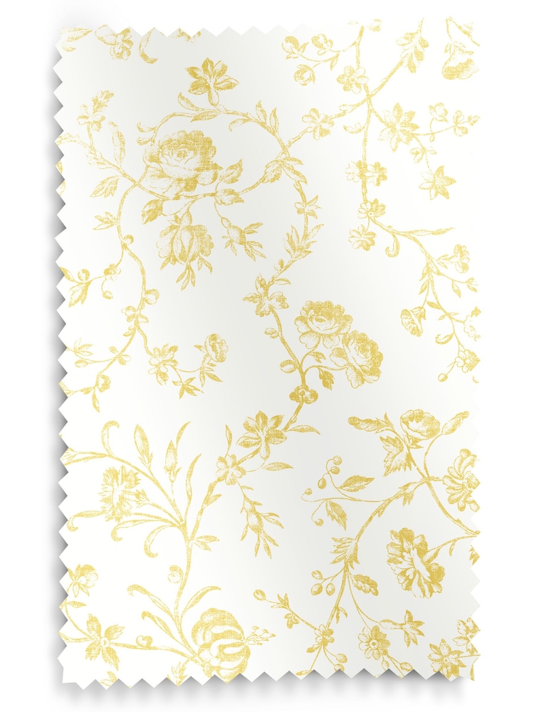 Laura Ashley Ochre Yellow Aria Made To Measure Roller Blind - Image 5 of 6