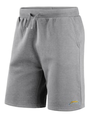 Fanatics NFL  Los Angeles Chargers Grey Branded Essential Shorts - Image 1 of 3