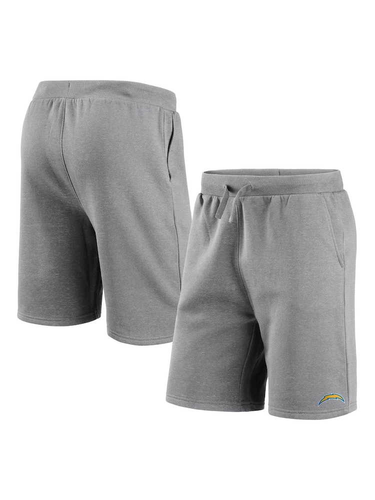 Fanatics NFL  Los Angeles Chargers Grey Branded Essential Shorts - Image 3 of 3