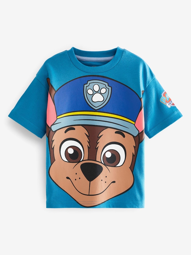 PAW Patrol Chase Blue Short Sleeve License T-Shirt (9mths-8yrs) - Image 1 of 2